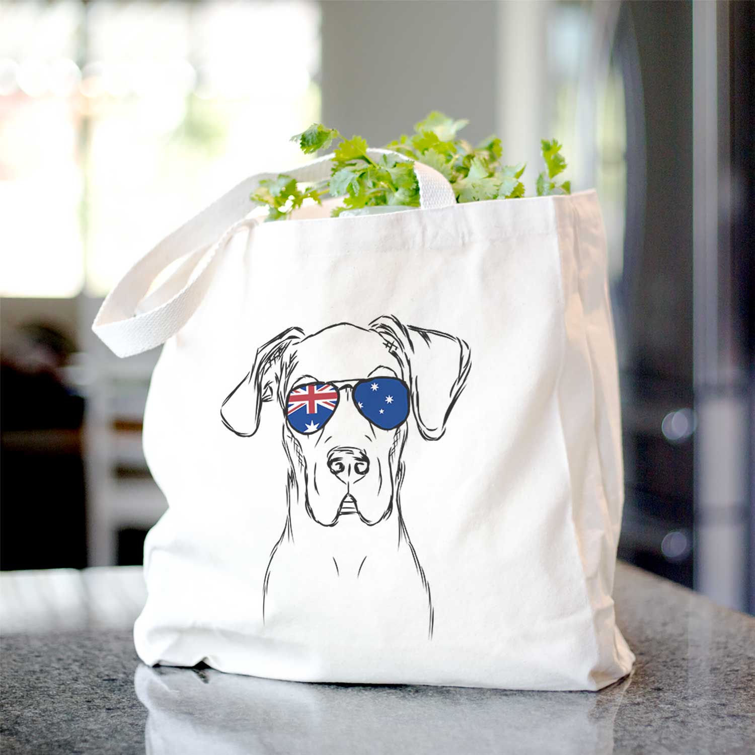 Great Dane Printed Tote Bag