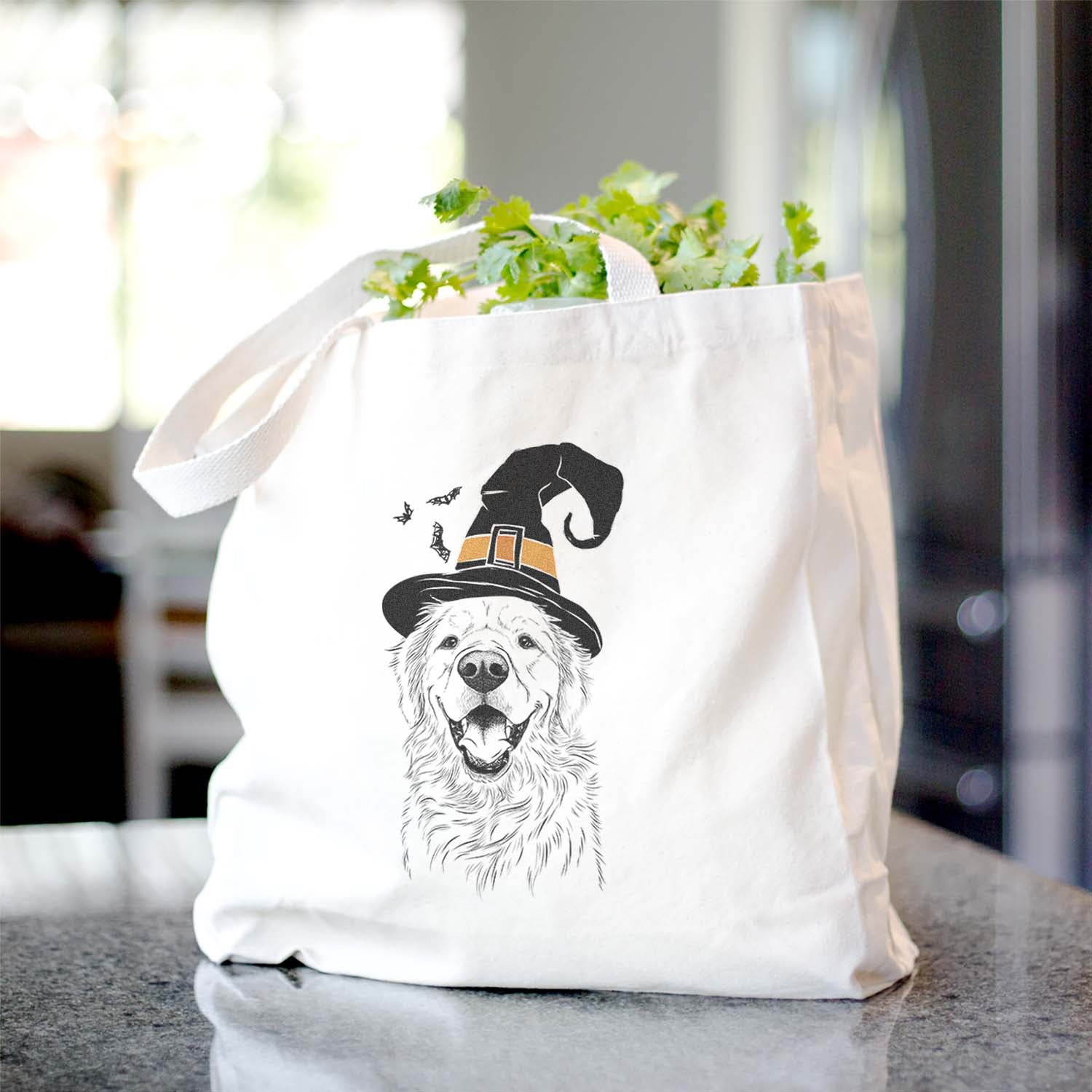 Golden Retriever Tote Bag - Stylish Cotton Canvas Tote