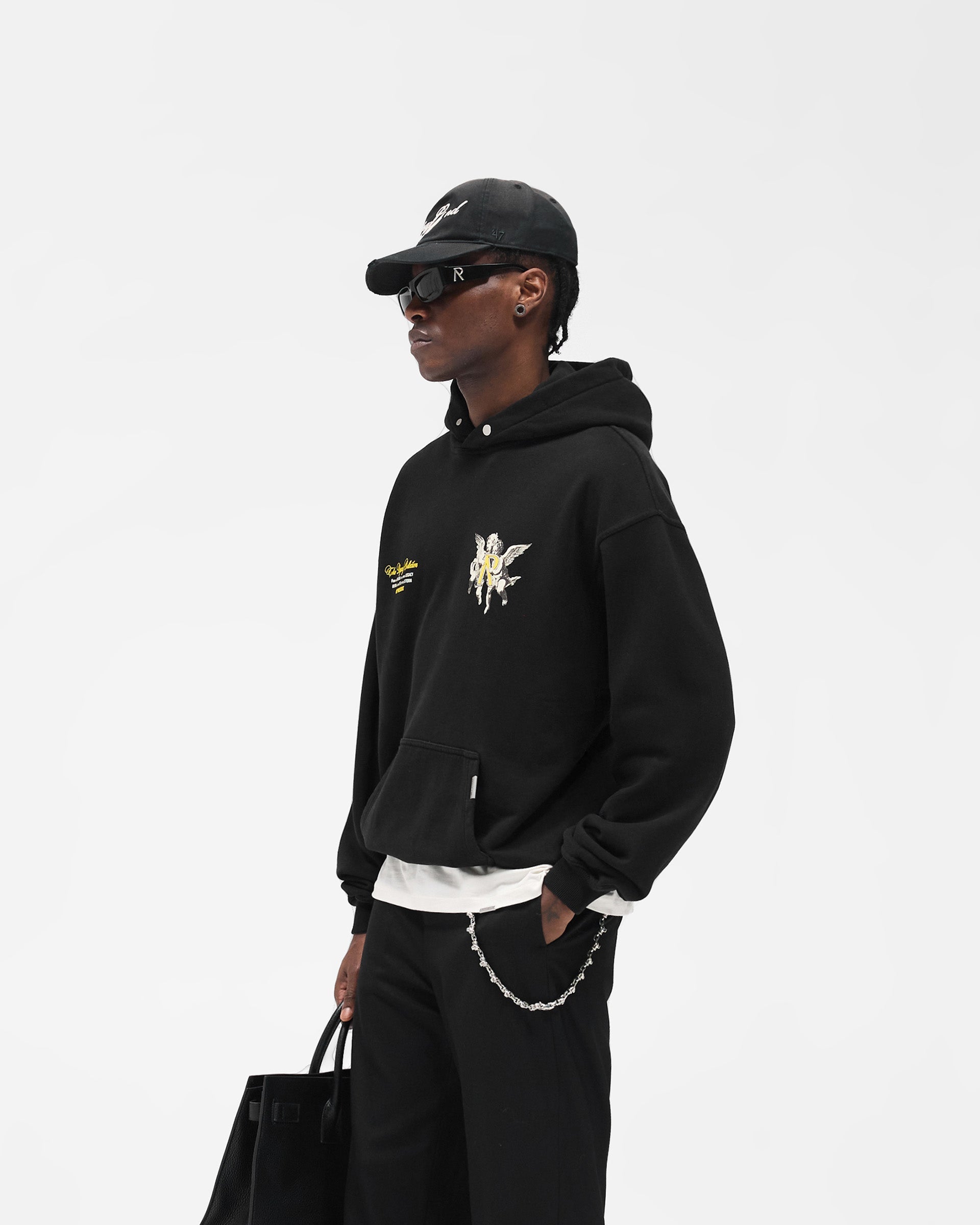 Legacy Cherubs Hoodie - Jet Black