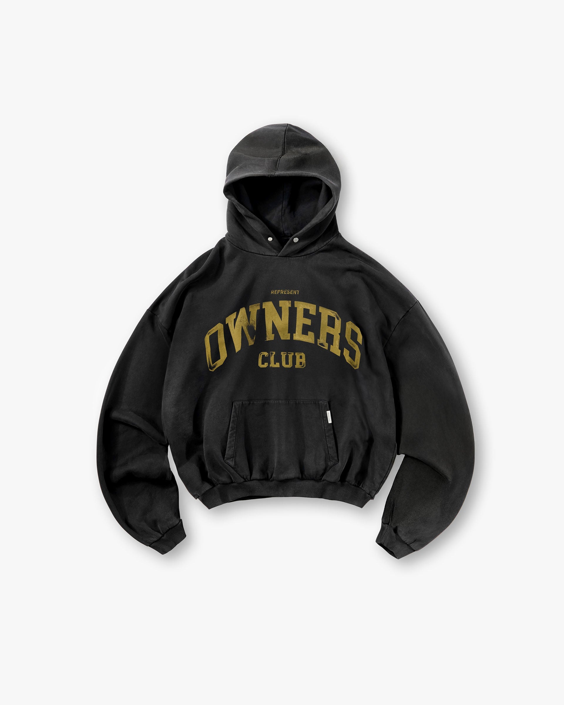 Represent Owners Club Hoodie - Faded Black
