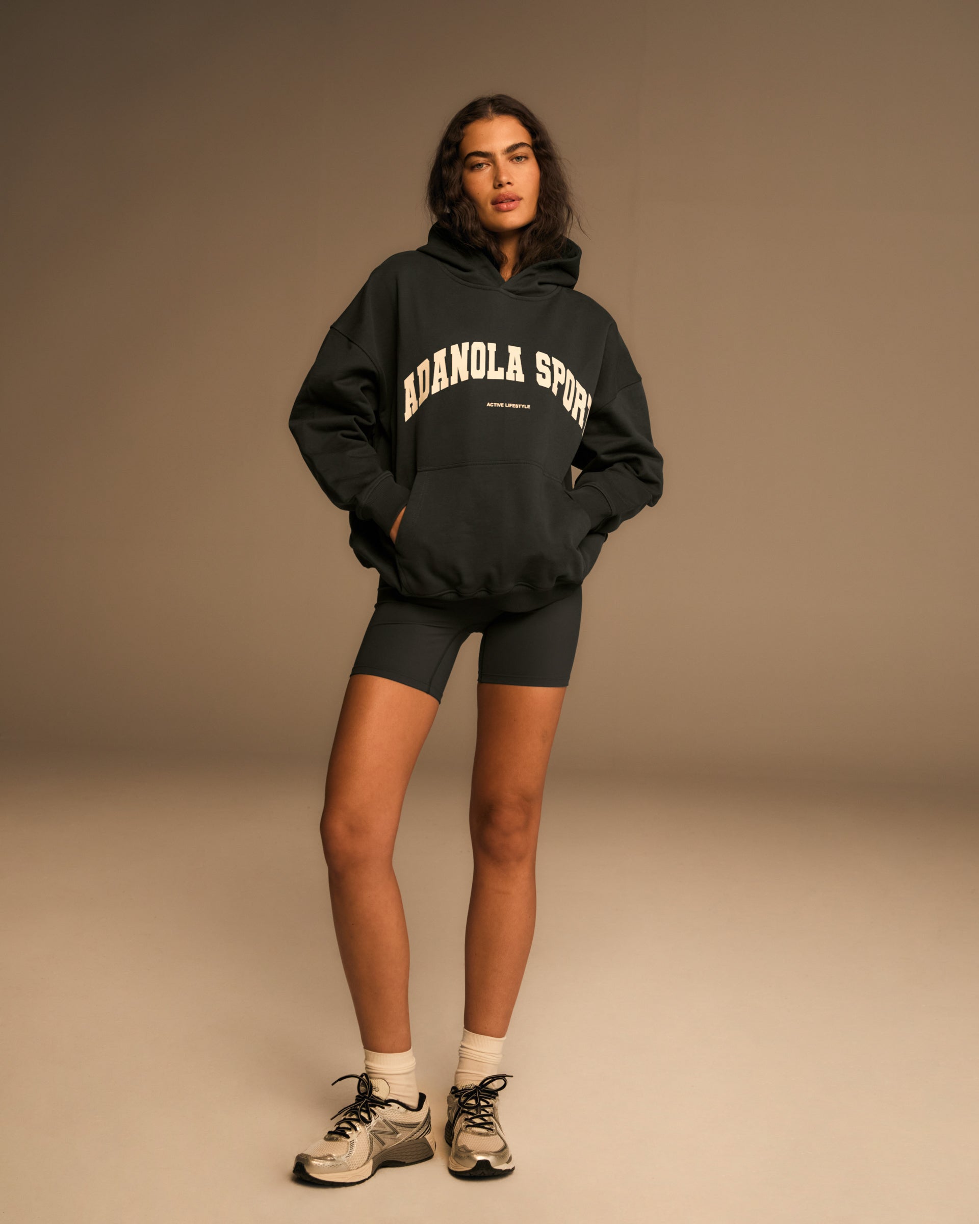 AS Oversized Hoodie - Graphite Grey/Marshmallow White