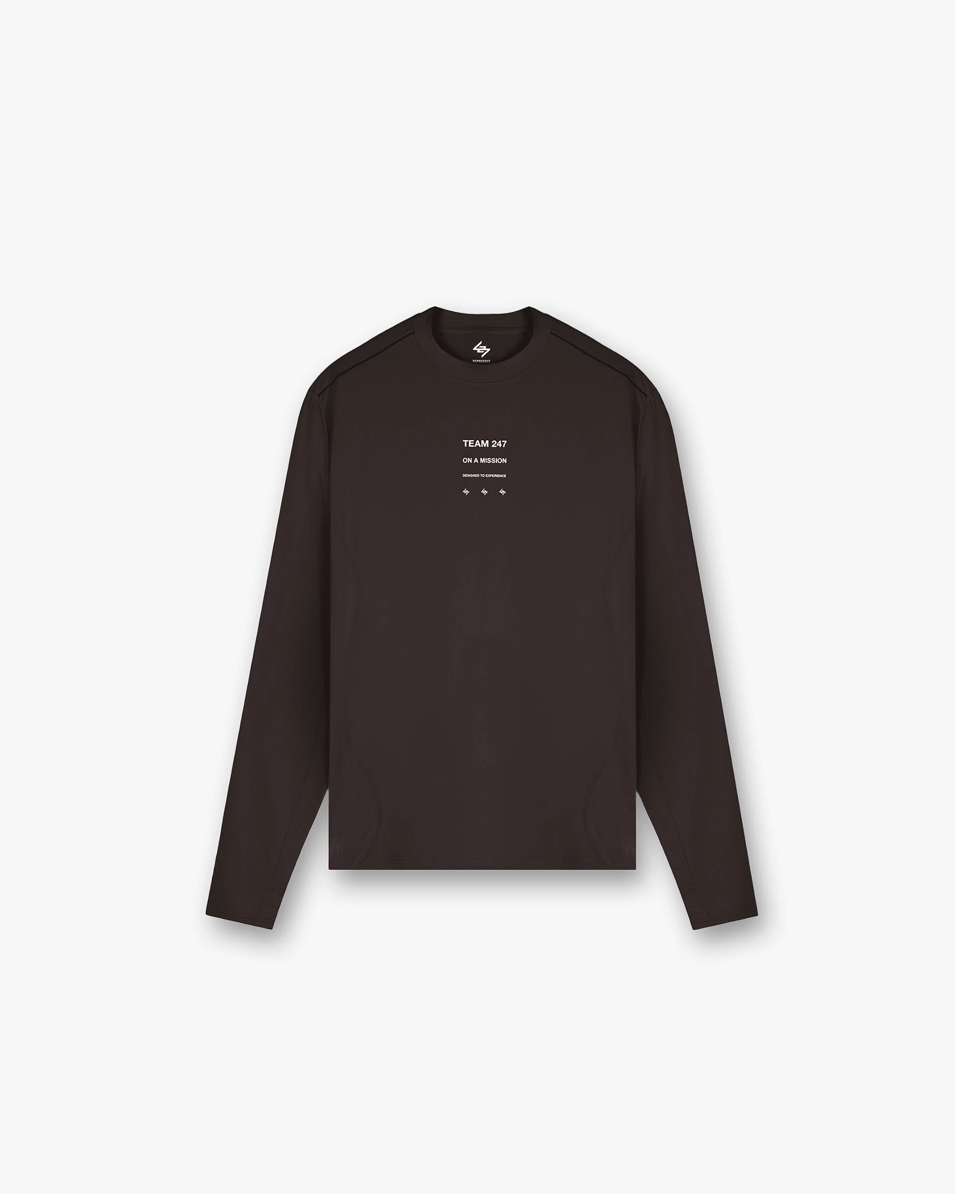 247 Trail Long Sleeve T-Shirt - Chocolate