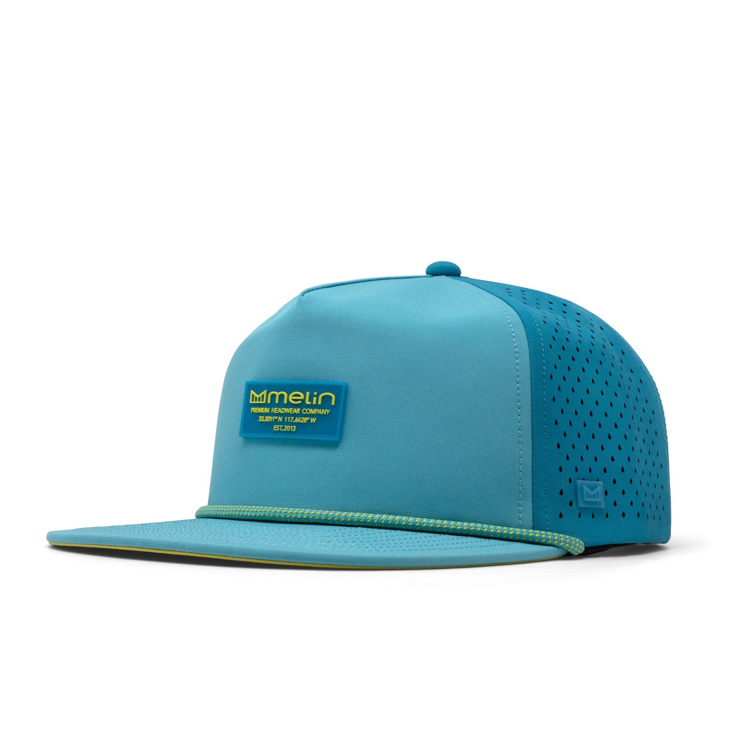 Hydro Coronado Brick Baseball Cap - Blue Lagoon