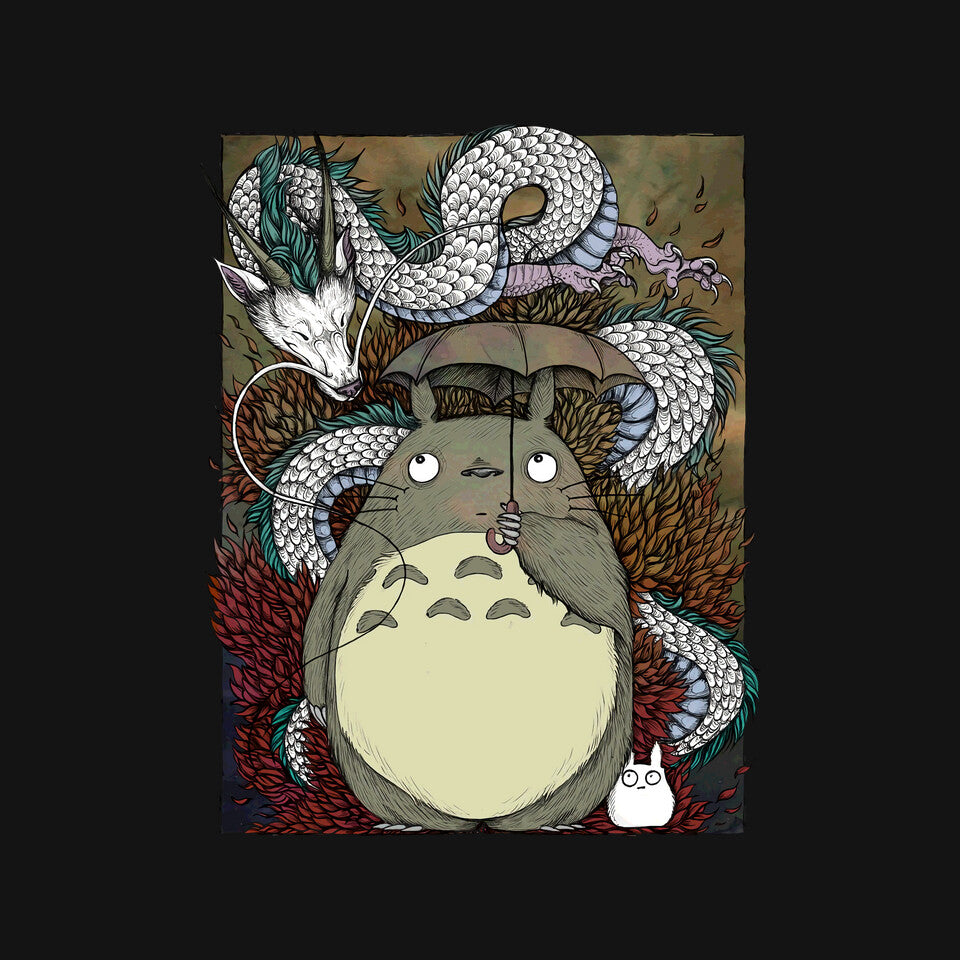 Dragon And God Of Forest